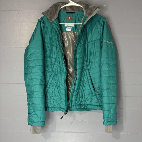 Columbia Omni-Heat Omni-Shield Interchange Puffer Jacket Womens Size M - Picture 3 of 13
